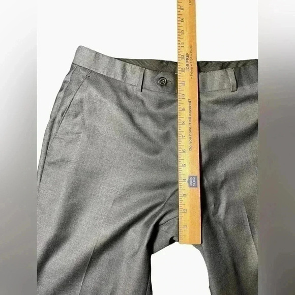 Lauren Ralph Lauren High Performance Wool Dress Pants Gray Stretch 34x28 - Picture 4 of 9